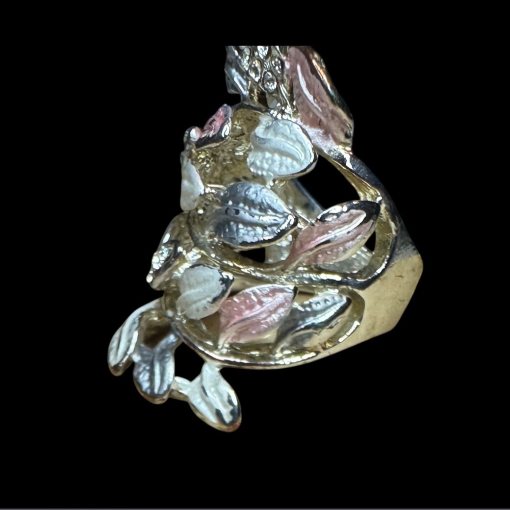 Leaf Ring, Multicolor Nwot Size 7 - image 2